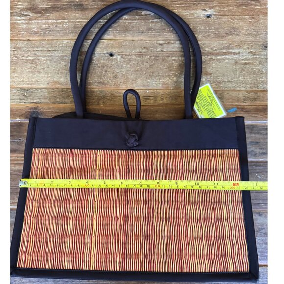 Saraye Tatami Tote Bag by Baskets of Cambodia NWT - Picture 8 of 10